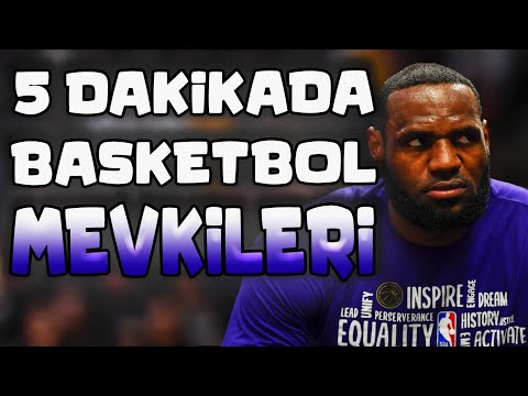 5 DAKİKADA BASKETBOL POZİSYONLARI! OYUNCULARIN GÖREVLERİ!