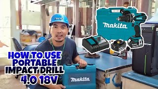 HOW TO USE PORTABLE IMPACT DRILL