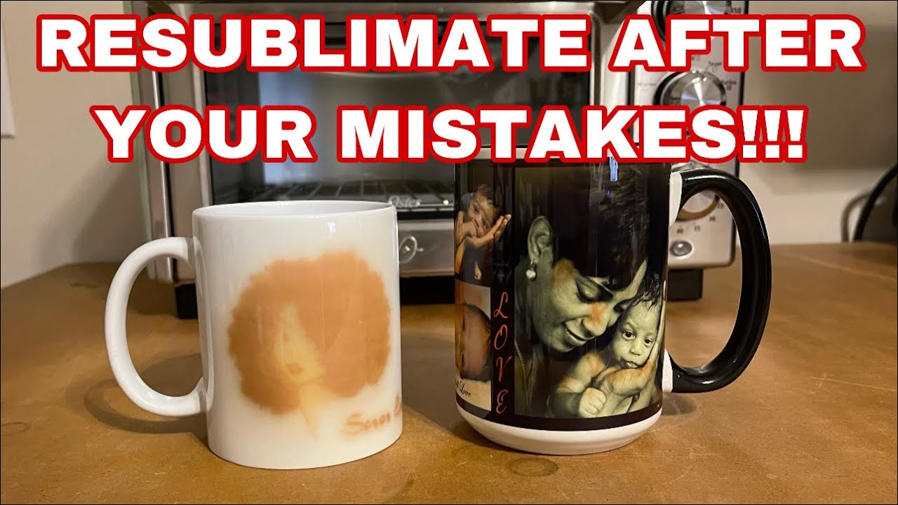 How to use Sublimation on Photo Mugs with Cricut Mug Press 