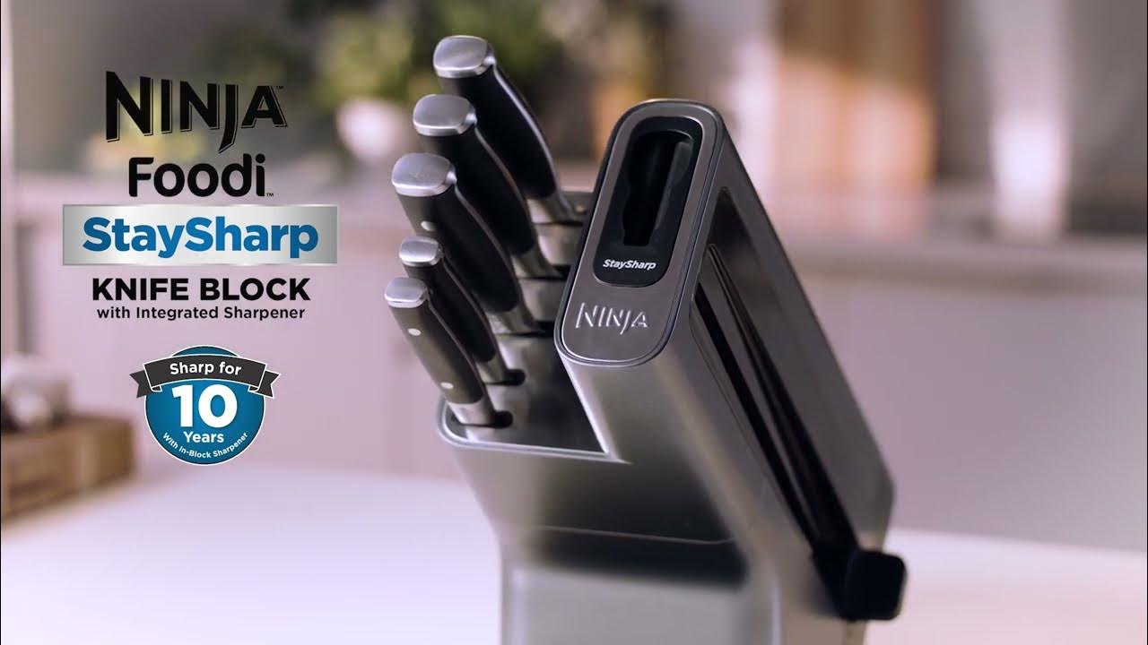 Ninja Foodi StaySharp Knife Block with Integrated Sharpener 6