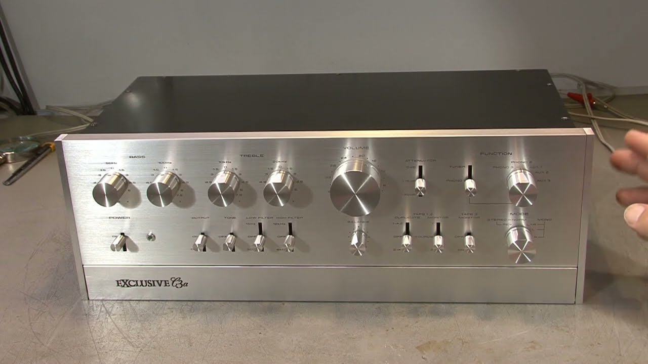 Pioneer プリアンプ EXCLUSIVE C3 ジャンク パイオニア・エクスクルーシブC3（プリアンプ）レストア記