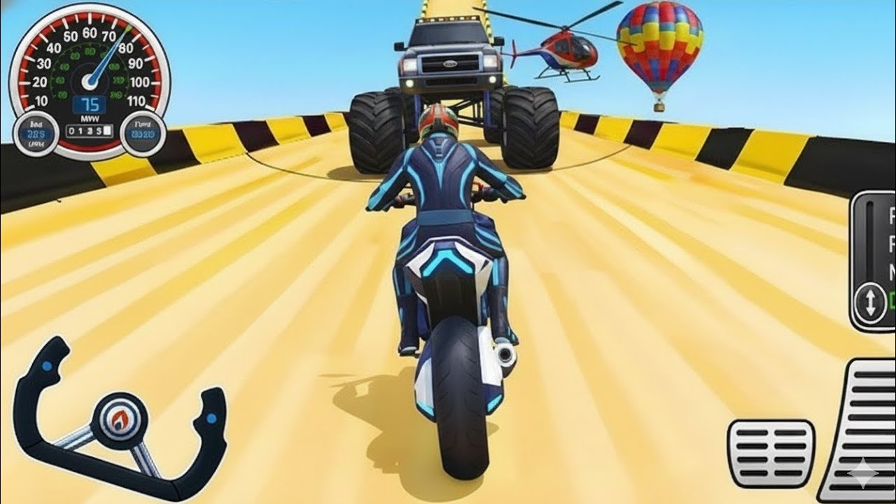 Impossible GT Bike Stunt Racing - Bike Stunts Impossible Tracks - Android GamePlay