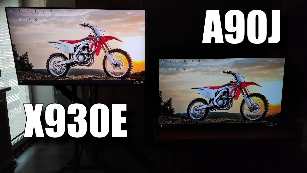 SONY X930E LCD 2017 vs SONY A90J OLED 2021