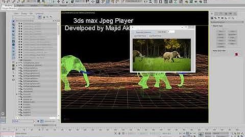 How to play jpeg sequence in 3ds max