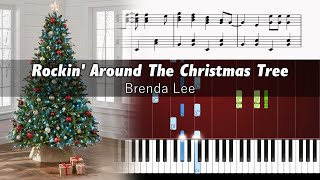 Rockin' Around The Christmas Tree - Piano Tutorial + SHEETS