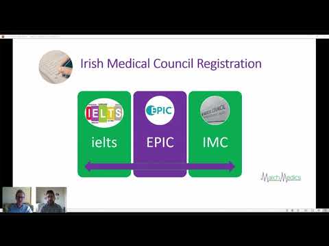 Moving to Ireland with MatchMedics - IMC Registration