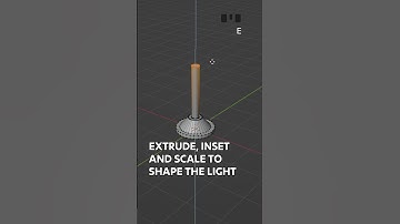 Let’s Model A Street Light! - Blender Beginner Tutorial #shorts