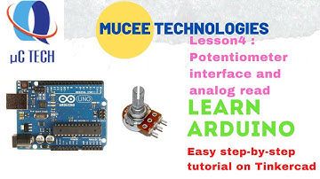 Arduino Tutorial :ADC and Potentiometer in Tinkercad