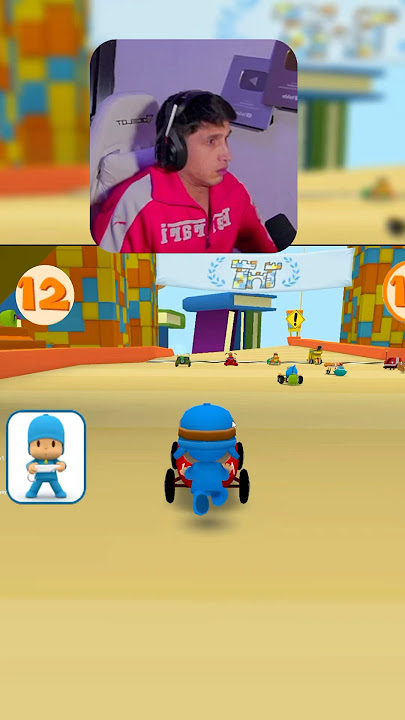 Pocoyo on the Wii is on another level 💀🏎️. #clips #racing #wii #elcamacho24