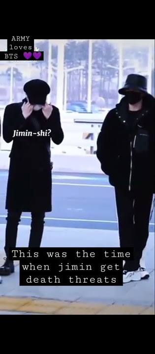 ini adalah saat #jimin kita mendapat ancaman pembunuhan 😭