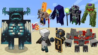 Warden vs All Minecraft Dungeons mobs - Warden vs Minecraft Dungeons mobs