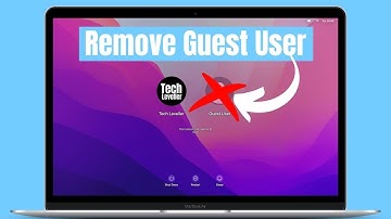 How to Remove Guest User in MacBook (Any Mac)