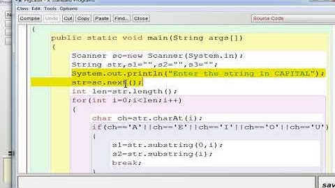 Pig Latin Form Java Program | String Manipulation | ICSE Syllabus