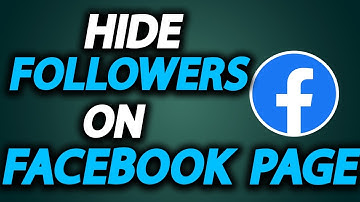 How To Hide Follower On Facebook Page - How To Easily
