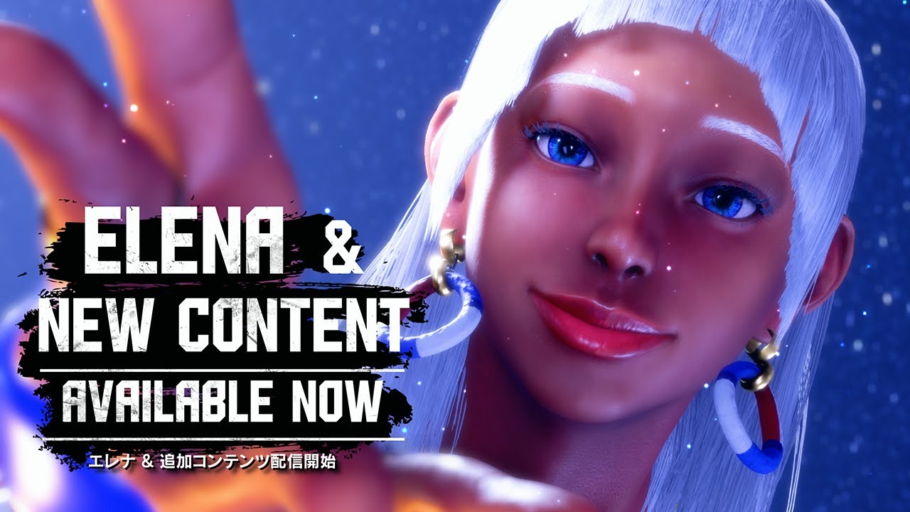 ストリートファイター6』エレナ アップデート配信開始トレーラー - YouTube