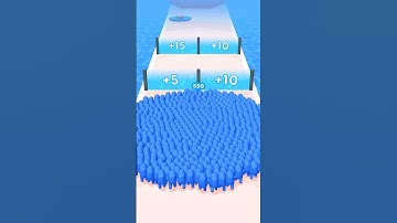 999 Crowd Blue Vs Red Count Masters 3D Gameplay