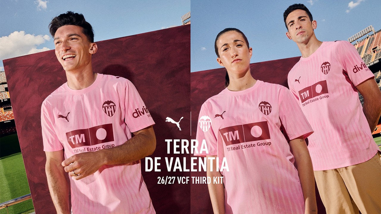 EL VALENCIA CF Y PUMA PRESENTAN EL THIRD KIT 2026-27: UNA FUSIÓN DE MODA, INNOVACIÓN Y VALENTÍA
