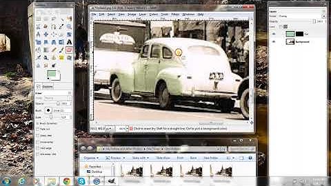 How To Colorize A Black And White Photo In GIMP