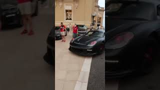 Monaco 🇲🇨 with the Matte Black Gemballa Mirage GT