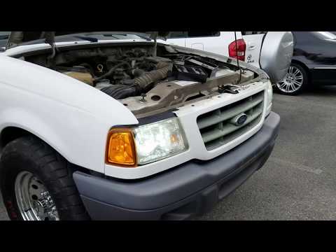 2000-2011 Ford Ranger 로우 / 하이 빔에서 헤드 라이트를 LED 전구 9007로 교체