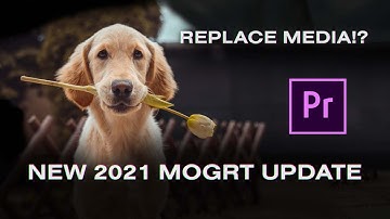 2021 UPDATE!!  Media Replacement in Motion Graphics Templates | Premiere Pro Mogrts Tutorial