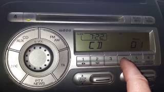 Honda Jazz Radio beállítás