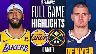 LAKERS vs NUGGETS FULL GAME 1 HIGHLIGHTS APRIL 19, 2024 NBA PLAYOFFS HIGHLIGHTS GAME 1 2K24