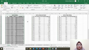 Tutorial Penggunaan Aplikasi STATA13 (Data Cross Section, Time Series, dan Panel)