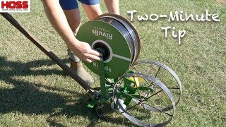 The Easiest Way to Bury Drip Tape
