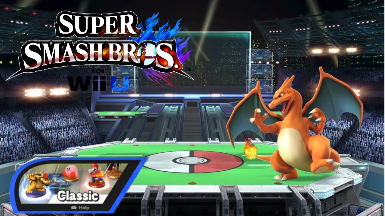 Super Smash Bros Wii U - Classic Mode - Charizard Intensity 5.0 - YouTube