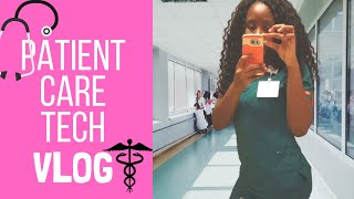 My Day As A Patient Care Tech|PCT VLOG