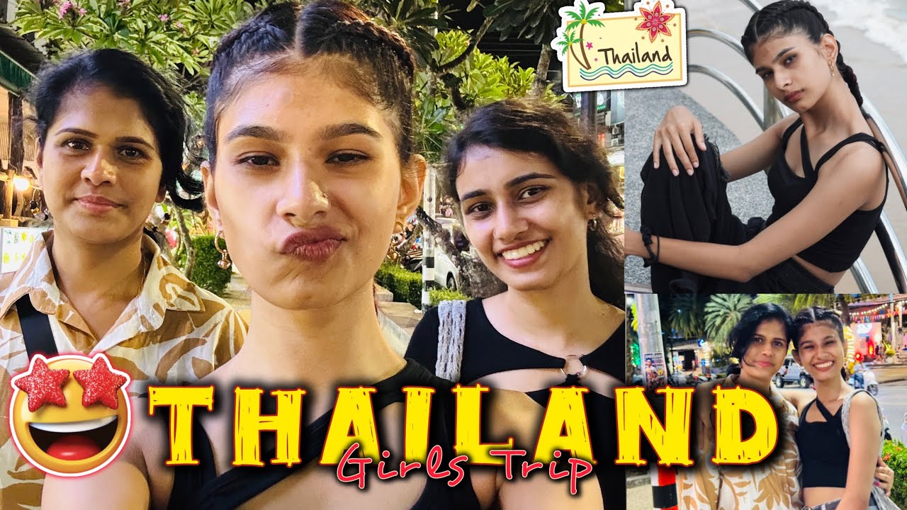 Finally we are in THAILAND 🇹🇭 🤩 | Shopping 🛍️ | Hairstyle 💇‍♀️ | Girls Trip✈️ | Thejathangu😉
