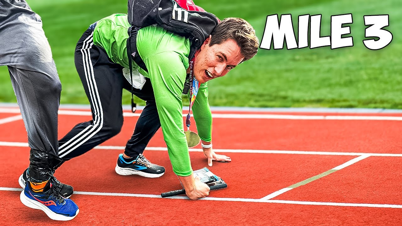 I ran a 5k tied to another man