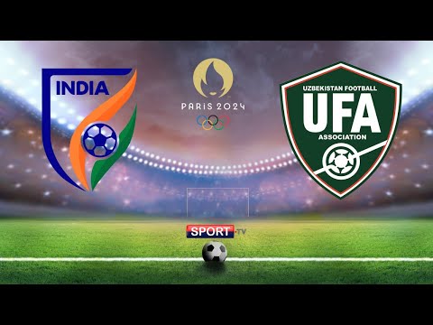 India vs Uzbekistan | Womenʼs Olympic Football Tournament Paris 2024™  | #live