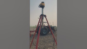 MF385 with Trimble Laser Level🚜🌹 #shorts