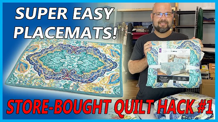 Store-Bought Quilt Hack #1: Make Easy Placemats!
