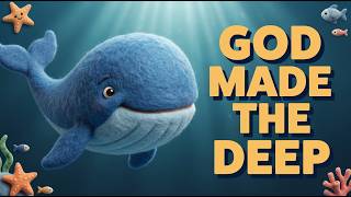 Explore God's Sea Creatures | Joyful Worship Song with Felt Animals for Little Ones