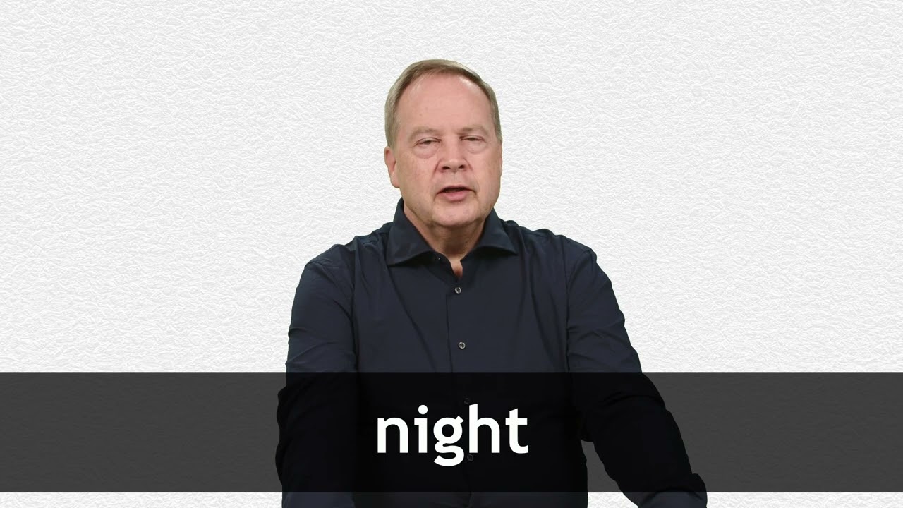 How to pronounce NIGHT in American English