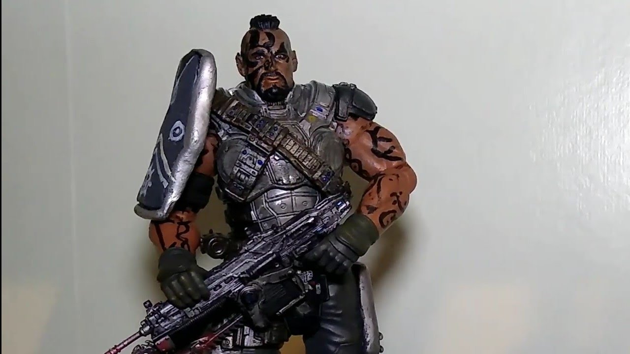 Gears Of War Custom Figure Of Tai Kaliso (Storm Collectibles Version