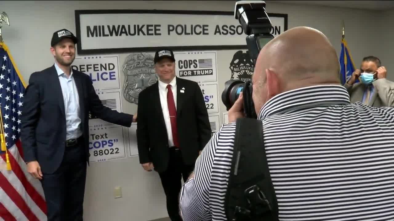 Eric Trump Visits Milwaukee Highlights President Trump S Support For Law Enforcement Youtube