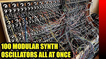 100 MODULAR SYNTH OSCILLATORS - Plus more! Synth Diaries 2022
