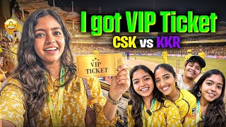 I got VIP ticket for TATA IPL🏏 | CSK💛 ve KKR💜 | #missmiracle