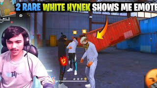 2 RARE WHITE HYNECK SHOWS ME EMOTE LONE WOLF RANKED👿