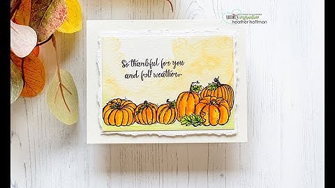 Unity Quick Tip: Autumn Watercolor Pumpkin Scene