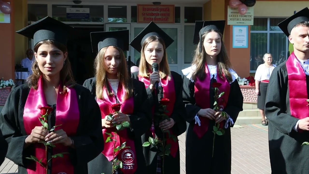 Ultimul Sunet Liceul Teoretic Mesterul Manole Causeni sat Salcuta 2022