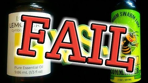 Swarm Commander VS. Lemongrass Oil Experiment (Update) #beekeeping #swarms #honeybees