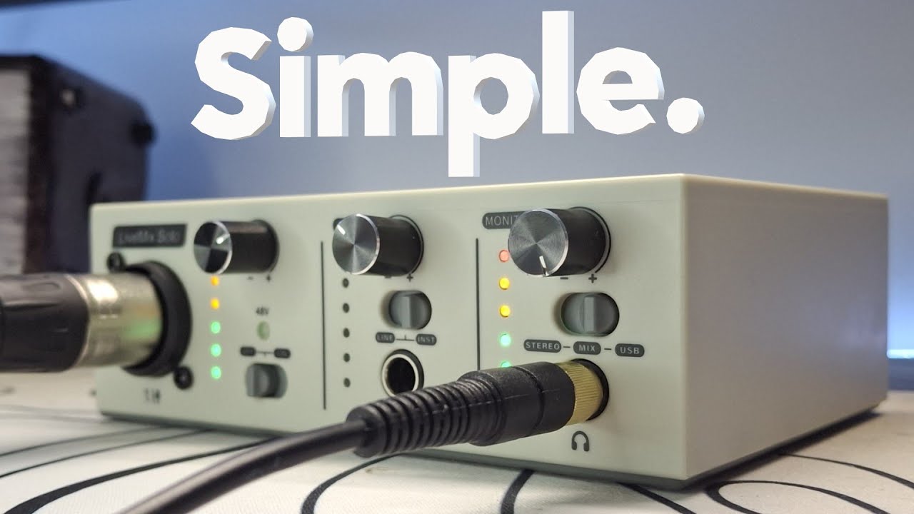 Самый ПРОСТОЙ бюджетный интерфейс - Synido LiveMix Solo