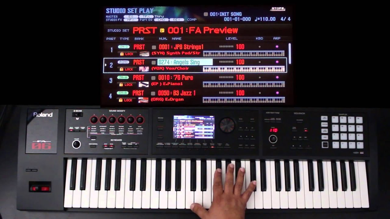 その他 Roland FA-06 Roland FA-06/08 - Advanced Layers and Splits 02 - Part 1