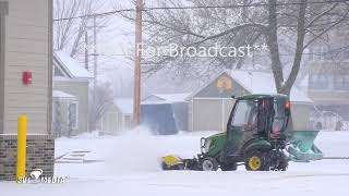 Albert Lea, Minnesota - Snow Cleanup and House Fire - January 18th, 2019