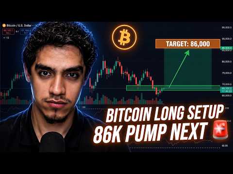 Bitcoin Long Setup (86K PUMP NEXT)🚨